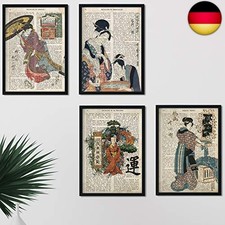 Nacnic set von 4 alte japan