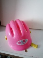 Rarität Zapff creation VINTAGE Baby Born Reiterhelm Fahradhelm Pink 