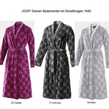 JOOP! 1645 Damen Bademantel mit Schalkragen Größe & Farbe wählbar! NEU