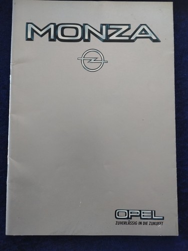 Opel monza prospekt 1983 - prospekt, 5.1983