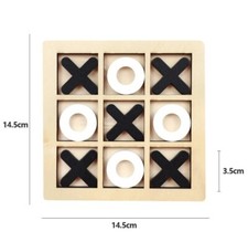 Holz Tic Tac Toe Spielbrett
