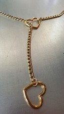 Slip chain Herz Kette Metall