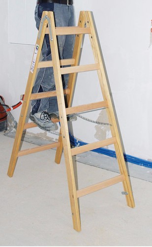 Stehleiter holz holzleiter - stehleiter,