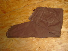 Leinen-Sommerhose Hose v.KENDZIA Gr.42/L30 braun NEU!!                          