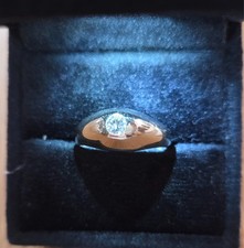 585 Weißgold Brillant Ring
