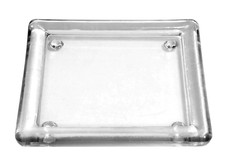 4x Glas Teller 136x136mm