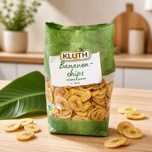Kluth bananen chips 500g - kluth,