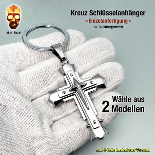 Kreuz schlüsselanhänger - kreuz,