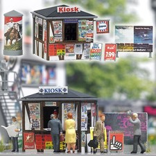 Busch 1494 - 1/87 / H0 Kiosk -