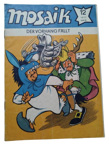 Mosaik comic der vorhang - mosaik,