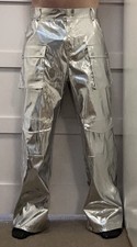 NWT PVC Vinyl Fetish Silver