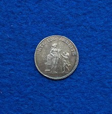 Medaille Bete und Arbeite Silber Ceres Füllhorn Bienenkorb 2,6 g 21 mm #3159