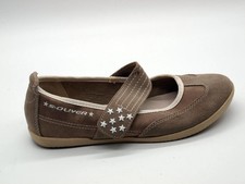 S.Oliver Damen Braun Leder Slip On Flats Schuhe - EUR - 39 (10)