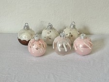 6er Set Tischdeko Hängedeko Weihnacht mit Kartenhalter Bunt