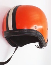 Halbschale Moped Helm Orange