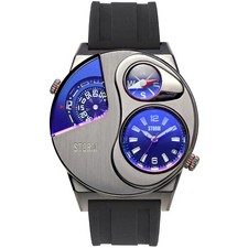 Storm London Navitrek - Rubber Lazer Blue 47538/LB Herrenuhr Armbanduhr