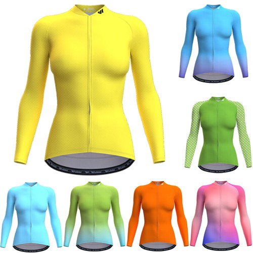Damen fahrradtrikot langarm - damen,