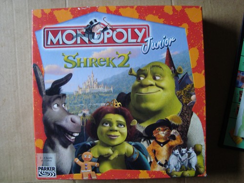 Spiel monopoly junior - monopoly, (shrek