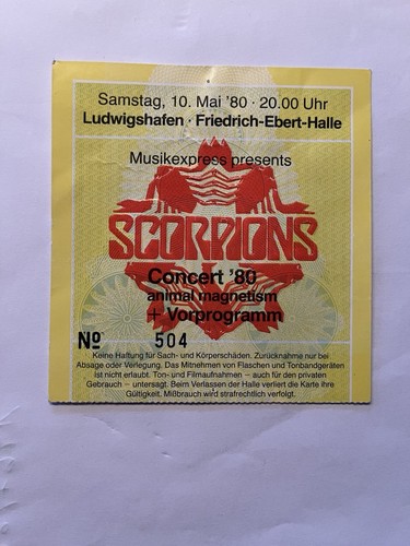 Alte konzertkarte ticket - konzertkarte,