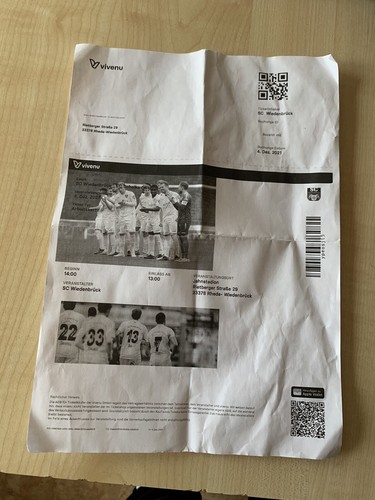 Sammler ticket print home - print@home, sc