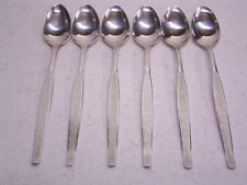 COMMUNITY PLATE: ONEIDA LIMITED: USA: 6 LÖFFEL / BARLÖFFEL / EISLÖFFEL: 19 cm