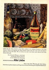 3w9189/ Reklame von 1965 – Weinessig HENGSTENBERG Alte Liebe