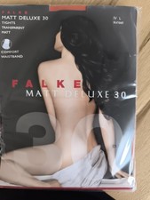 damen strumpfhosen Falke Matt De Luxe30 Gr.L Sunset Neupreis 26€