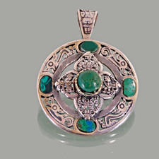 Silber Anhänger Brosche