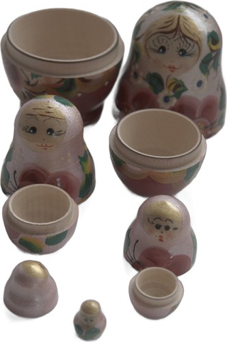 Matroschka holzpuppe teilig - matroschka, 5-teilig