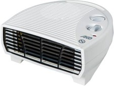 AKO H 450 TS Heizlüfter, IP21, 1kW/2kW, stufenlos, Warm-/Kaltluft, weiß/schwarz 