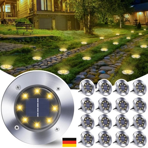 16x led solarleuchte - 16x,