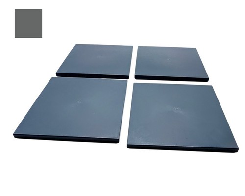 Lego fliese 6x6 dark stone - 4x,