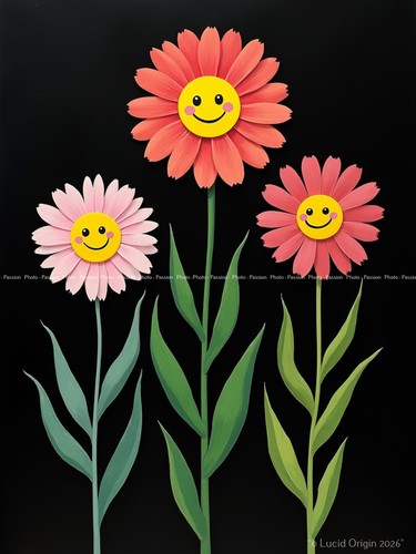 Foto blumen kawaii murakami - a4,