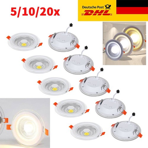 20x led einbaustrahler - 5-20x, panel