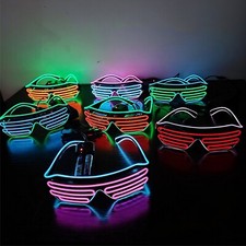 Neon LED Light up Glasses EL