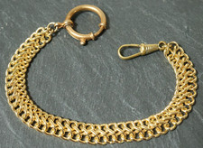 Alte goldene Taschenuhrkette