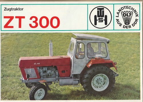Ddr prospekt traktor 300 - prospekt,