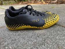 Nike5 Elastico Finale Hallenschuhe - Schwarz/Gelb - Größe 41 - Gebraucht,