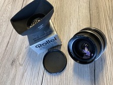 Carl Zeiss Distagon 2.8/25 Rollei QBM mit Gegenlichtblende Made In West Germany