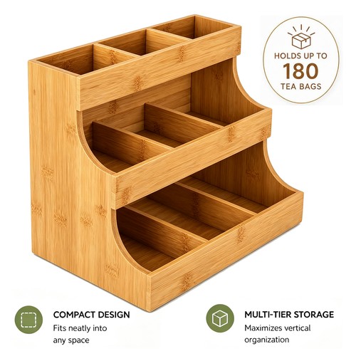 Teebeutelorganizer holz tee - teebeutelorganizer,