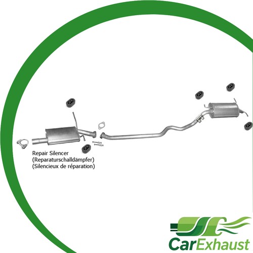 Auspuff für hyundai santa - auspuff,