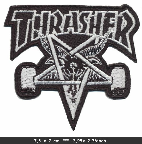 Thrasher aufnäher aufbügler - thrasher,