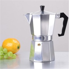 Espressomaschine Moka-Kanne 3 Tassen 150ml Aluminium Silber mini