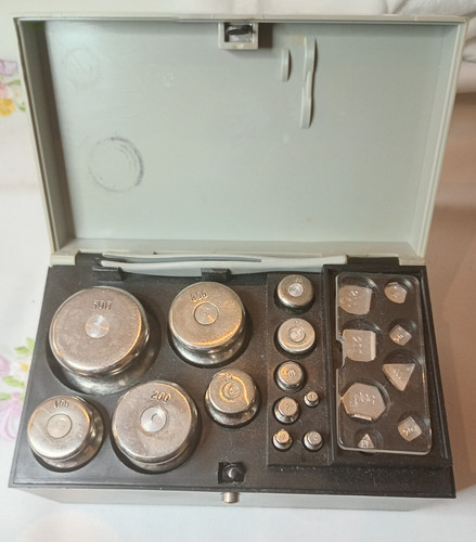 Vintage set mit gewichte für - set,