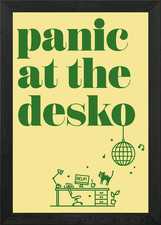 Panik am Desko Illustration