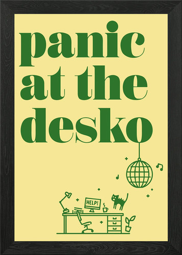 Panik desko illustration - am,