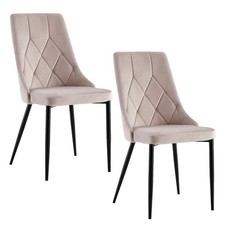 Set 2er Polsterstuhl Retro