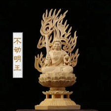 Wooden buddha statue king - wooden,