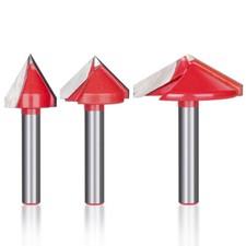 V Nutenfräser 6mm Schaft