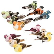 6-Stk. Deko Clips Vogel